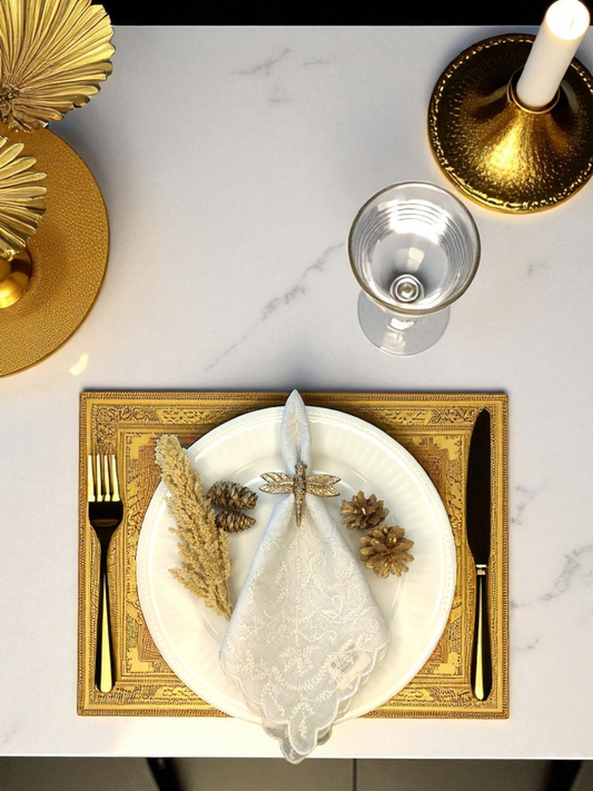 BIANCO DINNER NAPKIN SOFT WHITE (SET OF 4)