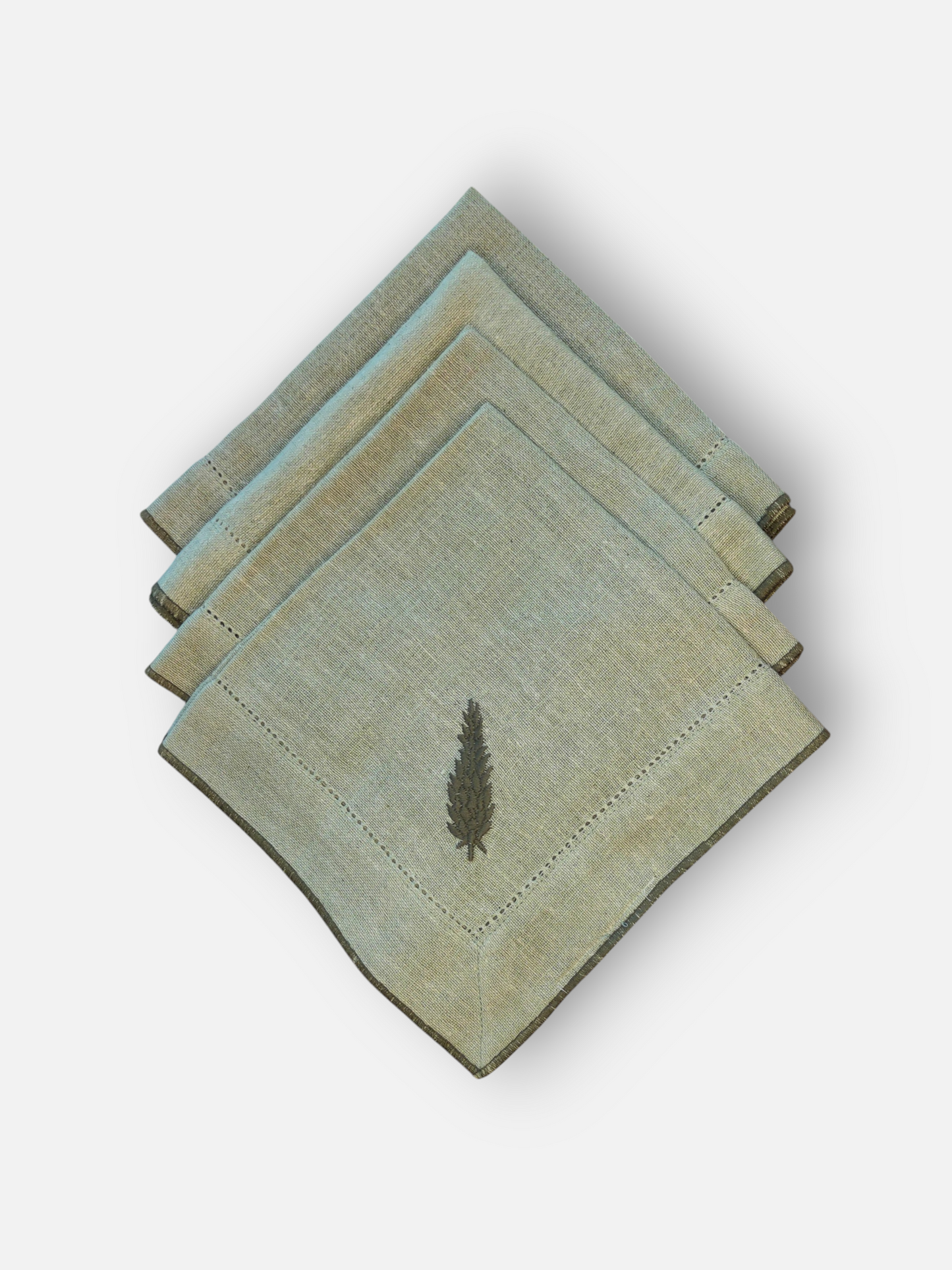 MONTCLAIR DINNER NAPKIN OLIVE GREEN (SET OF 4)