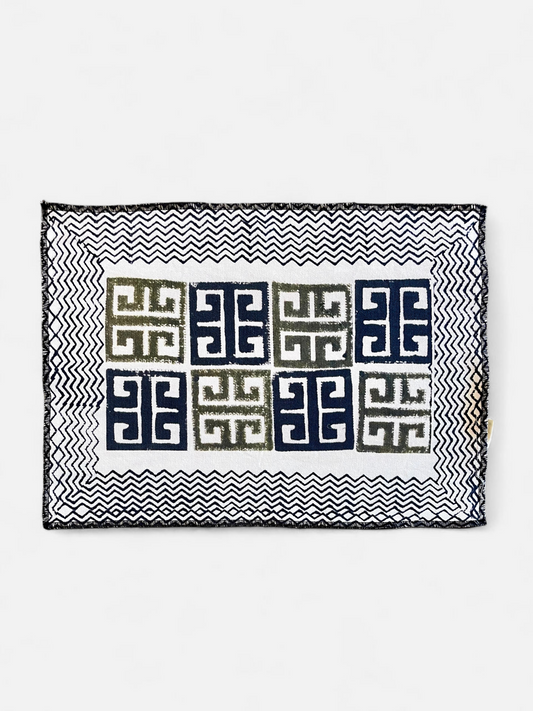DELONA WAFFLE FACE TOWEL BLUE (PER PC)