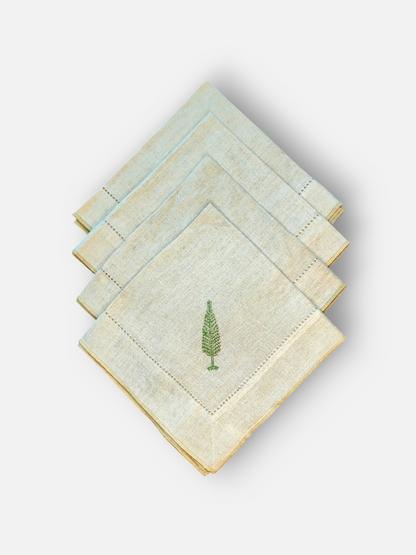 MONTCLAIR DINNER NAPKIN NATURAL WHITE (SET OF 4)