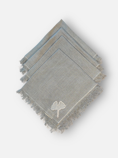 SEREIN DINNER NAPKIN SOFT GREY (SET OF 4)