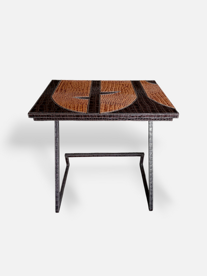 SUNSET LEATHER TABLE LARGE