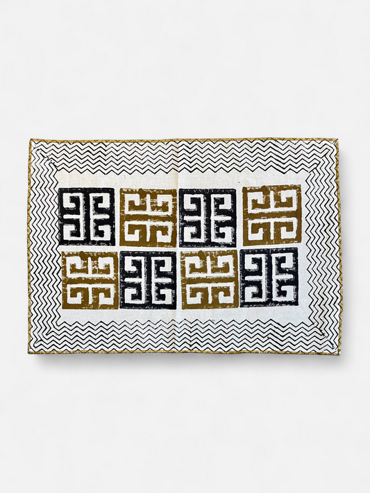 DELONA WAFFLE FACE TOWEL ESPRESSO BROWN (PER PC)