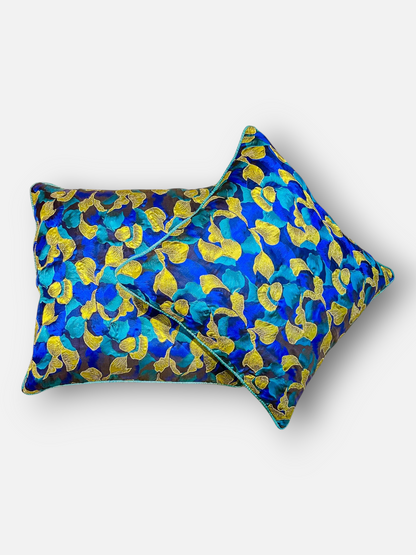 DUSKFLAIR CUSHION SHAPPHIRE BLUE 16 x 16 IN
