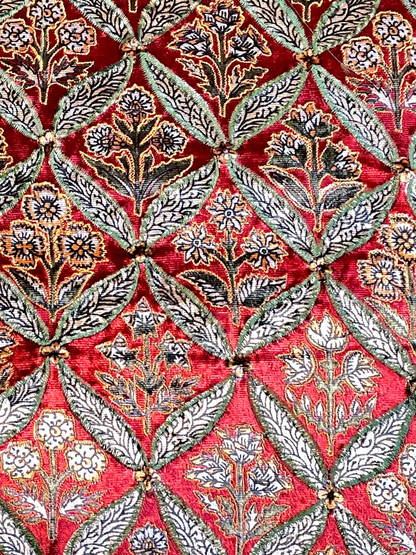 RUHANI CUSHION MULTI RED 20 x 20 IN