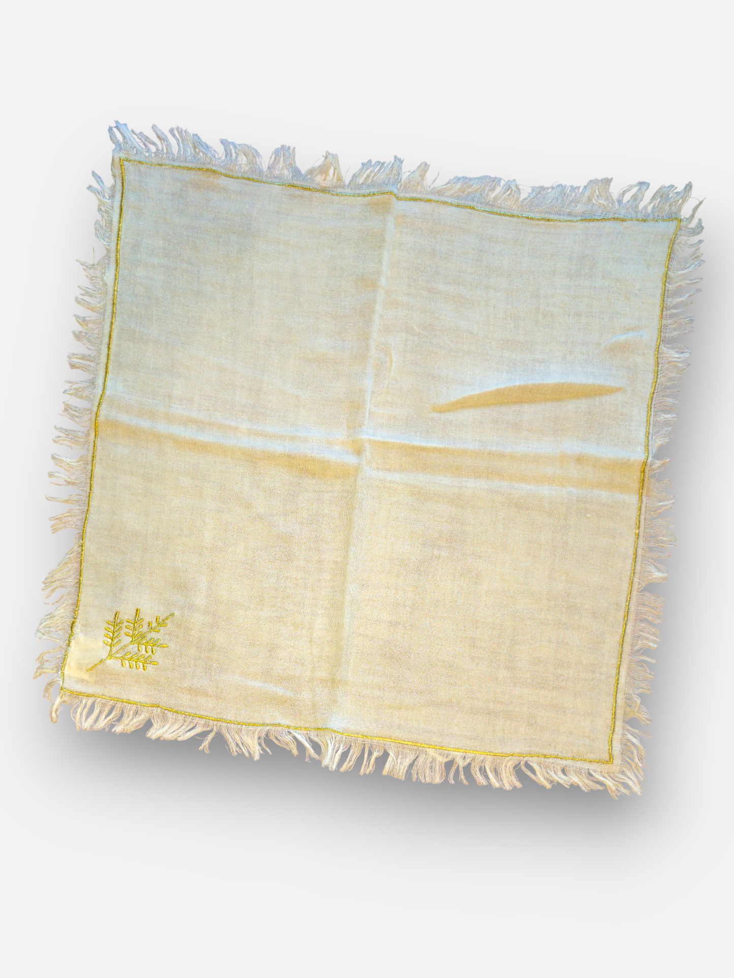 AURUM DINNER NAPKIN CREAM & GOLD (SET OF 4)