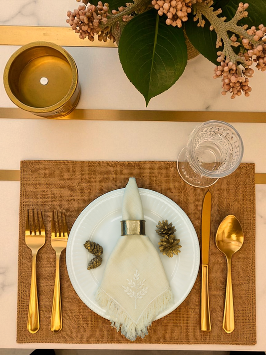 AURUM DINNER NAPKIN IVORY BEIGE