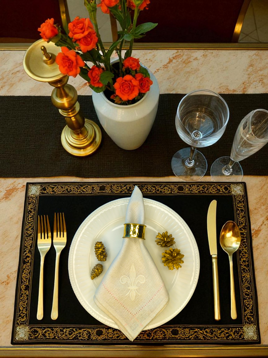 BELLEGARDE DINNER NAPKIN NATURAL WHITE (SET OF 4)