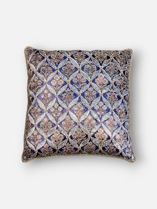 RUHANI CUSHION MULTI BLUE 20 x 20 IN