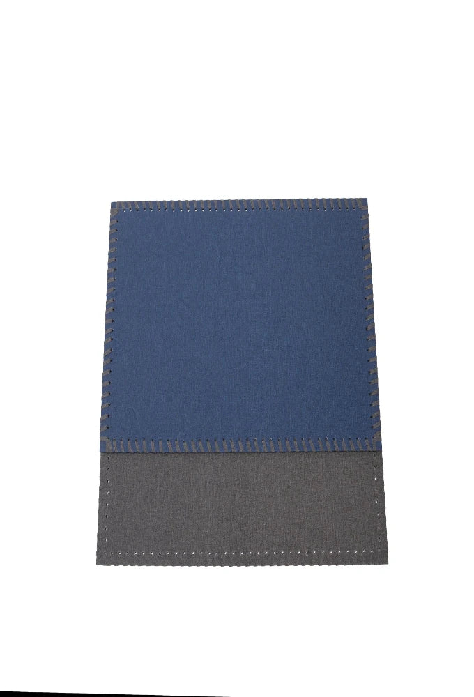 Blue Leather Mat