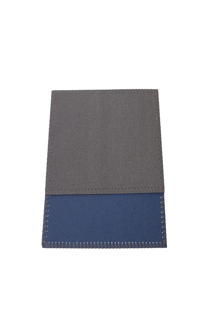 Blue Leather Mat