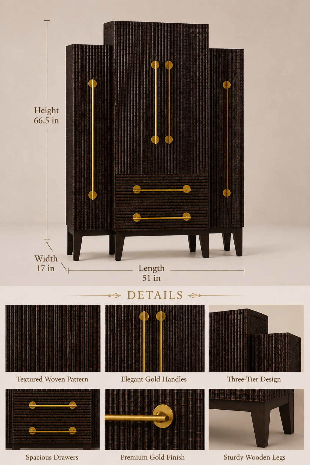 Puglia Leather Bar