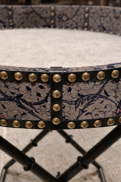 Grey Velvet Leather Tray