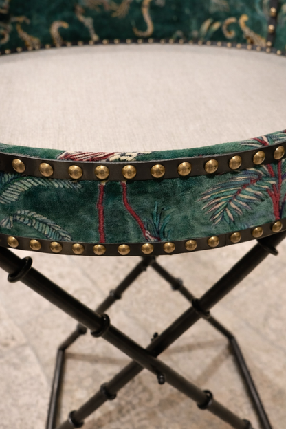 Green Velvet Leather Tray