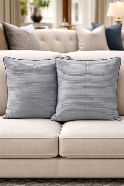 CHAMPAGNE MIST CUSHION 20 X 20 IN