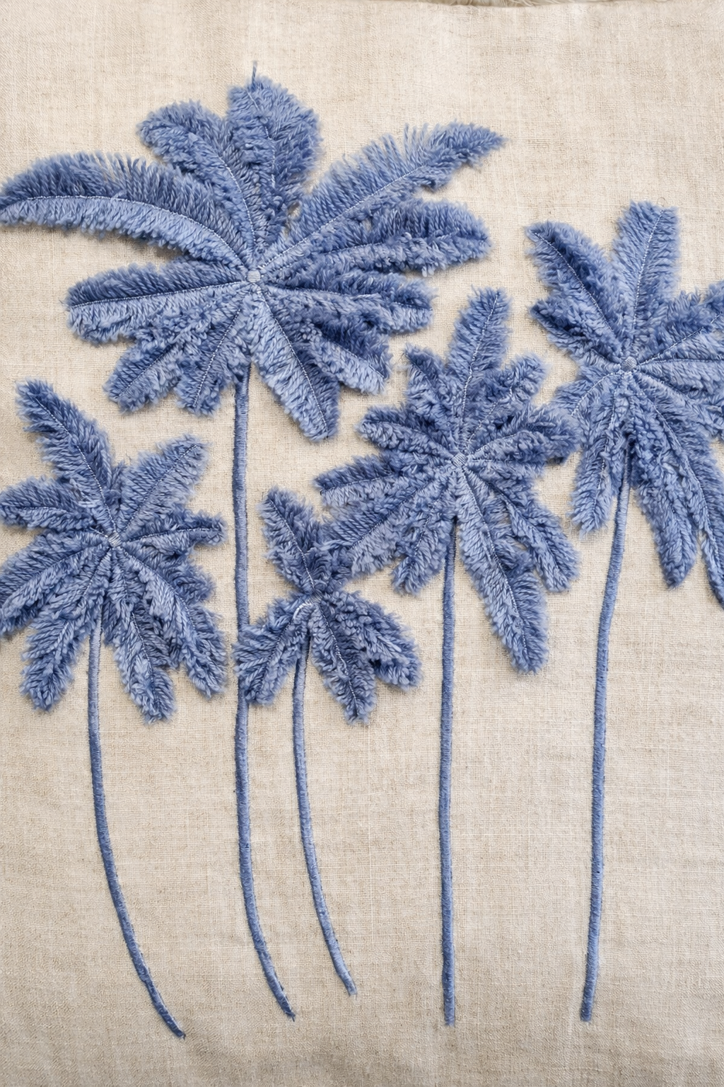 PALM BEACH BLUE CUSHION 20X20 IN