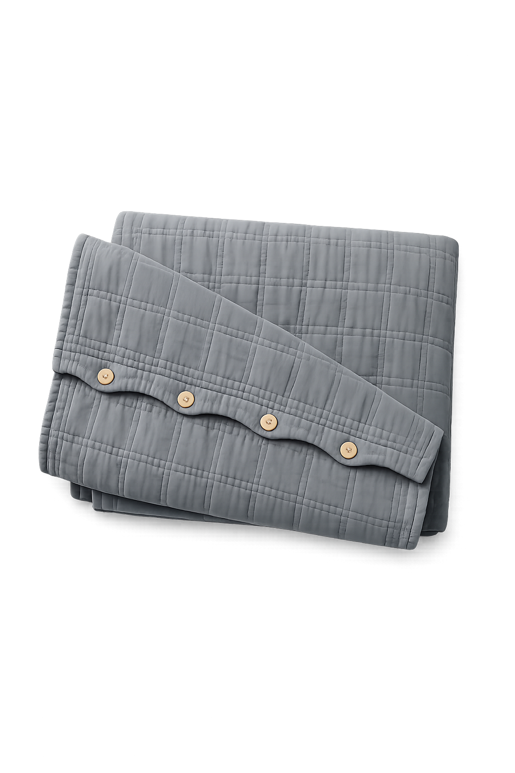 SOFT BED COVER BLUE