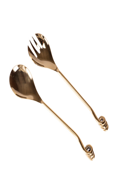 Amaya Gold Salad Server  (Set of 2)