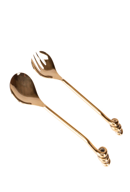 Amaya Gold Salad Server  (Set of 2)