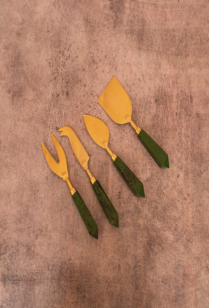 Jade Cheese Knives (Set of 4)