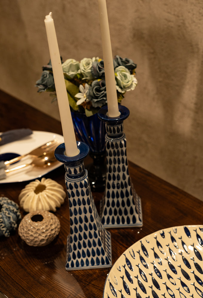 Pyramid Candle Stand (Set of 2)