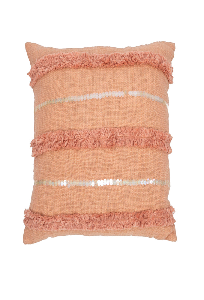 Boho Cushion ( Off White Sequin )