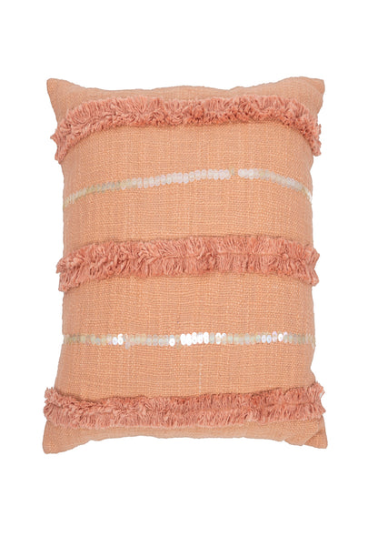 Boho Cushion ( Off White Sequin )