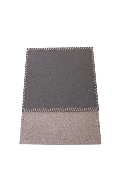 Grey Leather Mat