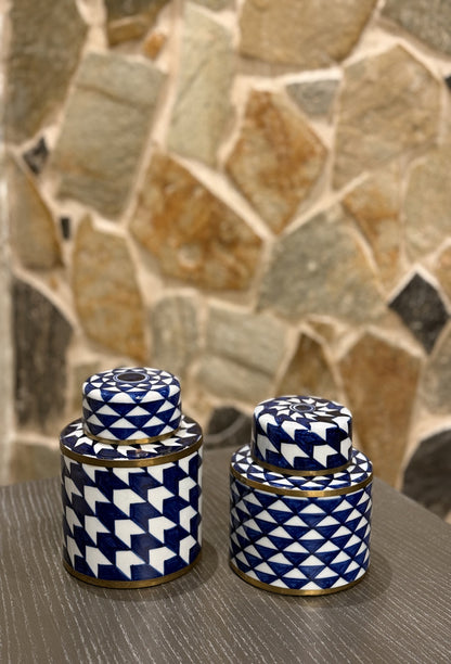 Sapphire Jar (Set of 2)