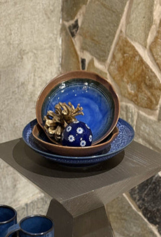 Blue Lava Bowl