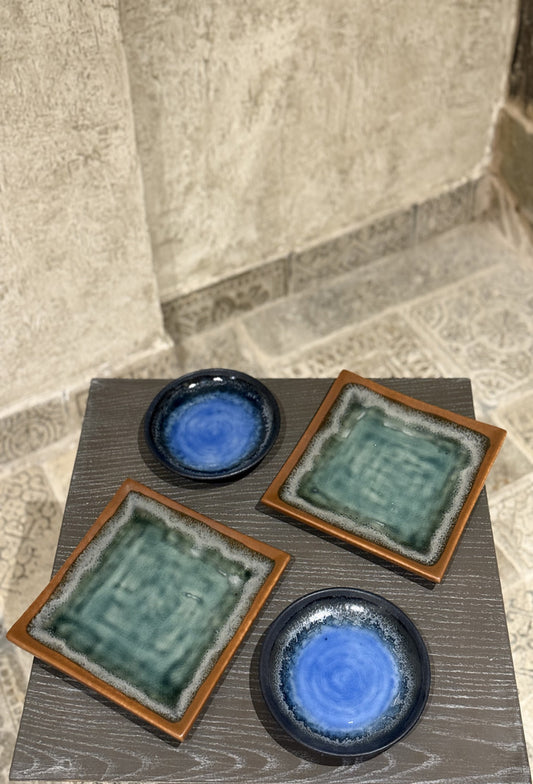Blue Lava Plate