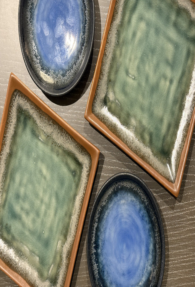 Blue Lava Plate