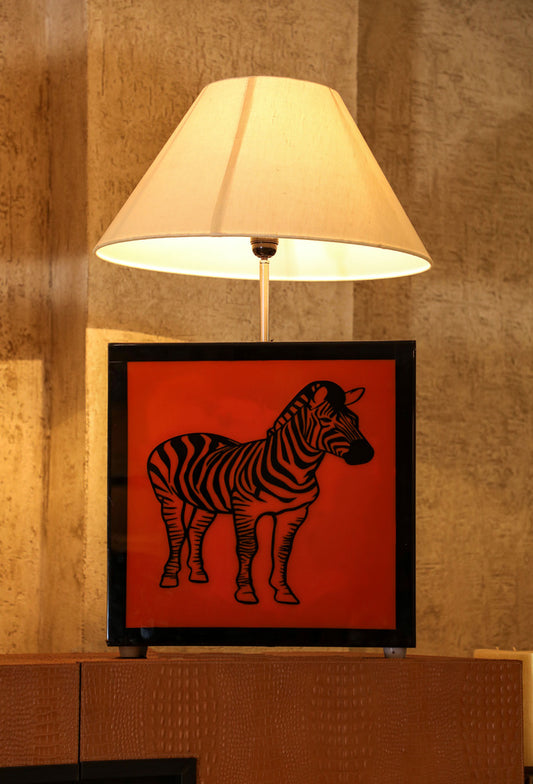 Orange African Lamp