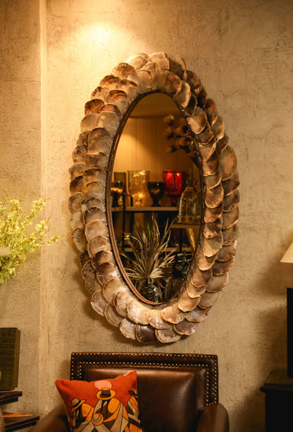 Victorian Sea Shell Mirror