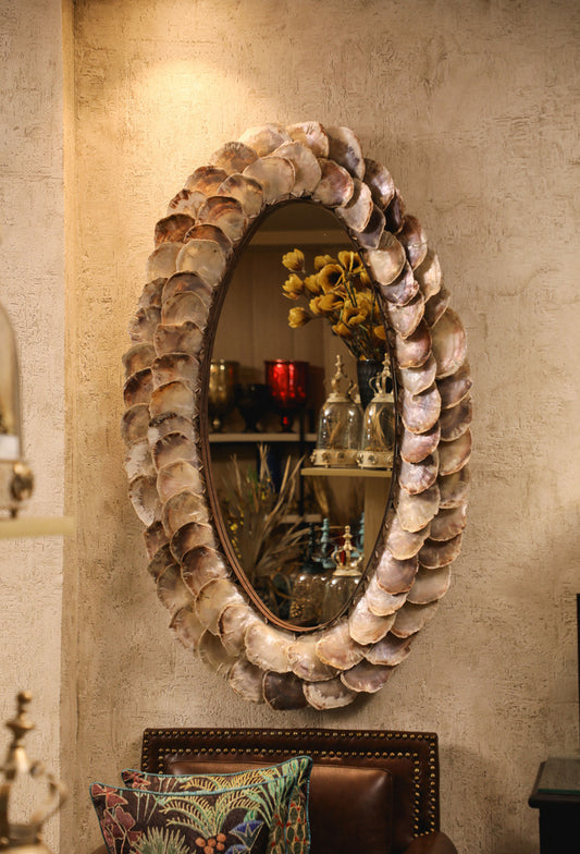 Victorian Sea Shell Mirror