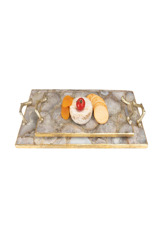 Marchesca Light Rectangular Cheese & Cake Tray (Large)