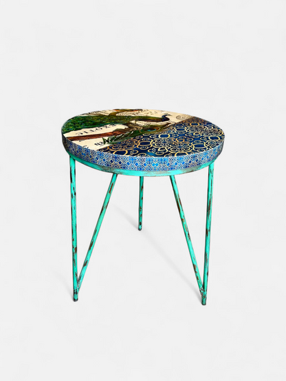 PEACOCK SIDE TABLE