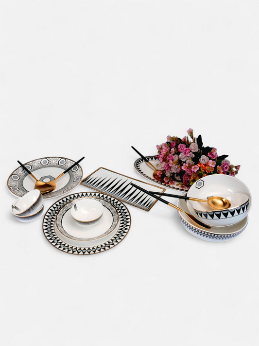 THE BANO COLLECTION DINNER SET (SET OF 25)