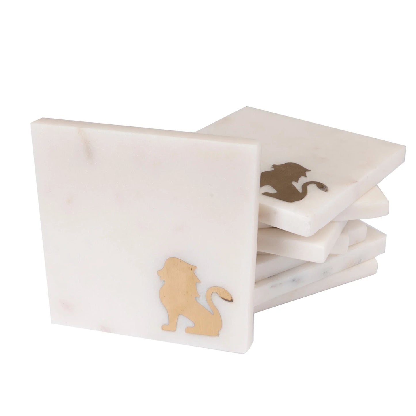 Simba Marble Coaster (Set of 4)