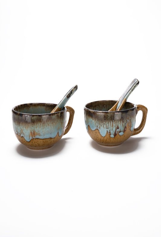 Corsica Soup Bowl & Spoon ( Set Of 2 )