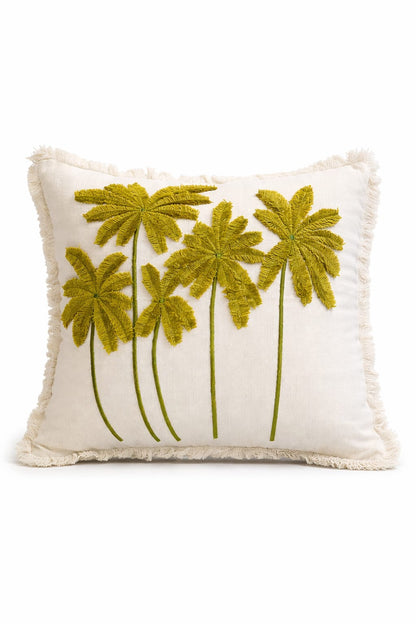 PALM BEACH GREEN CUSHION 20x20 IN