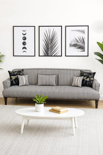MONARCH STRIPE LUXE SOFA