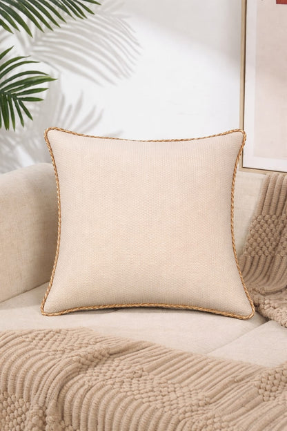 CREAM ROYAL CUSHION 18 X 18 IN