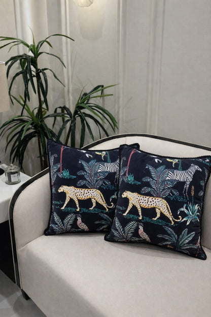 WILD SAFARI CUSHION 18 X 18 IN