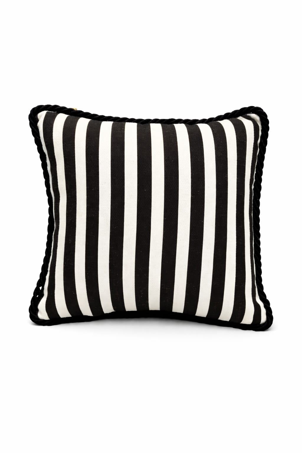 NOIR LINE CUSHION 10 X 10 IN