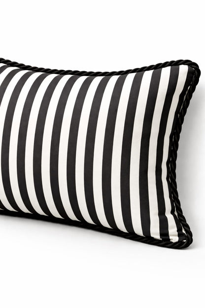 MONOCHROME MUSE CUSHION 24 X 14 IN