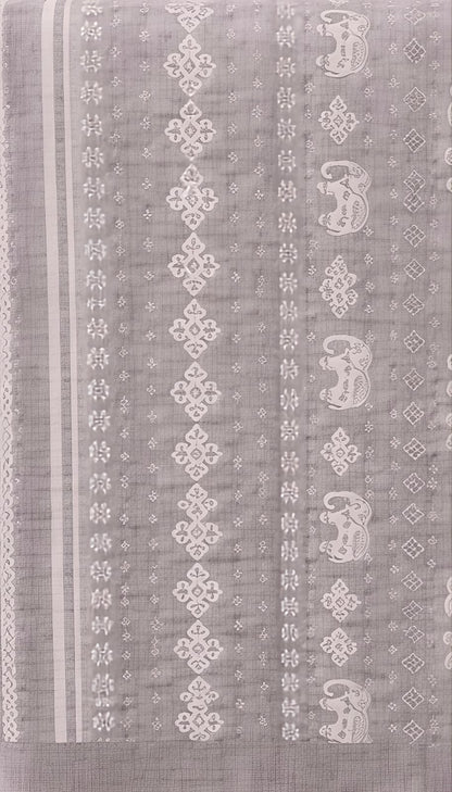 SLATE ELEPHANT BEDSPREAD 95X106 INCH