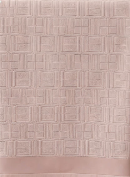 TAUPE LEAF BEDSPREAD 95X106 INCH