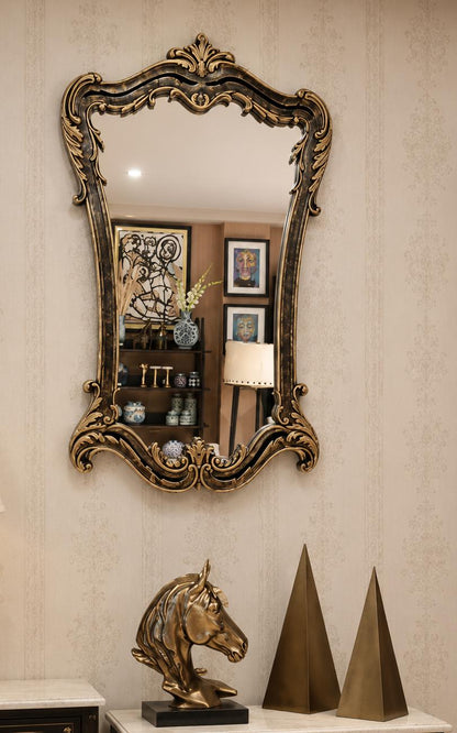 VINTAGE ORNATE WALL MIRROR