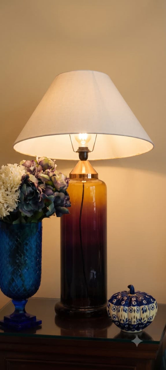 Gold Rush Lamp With Shade